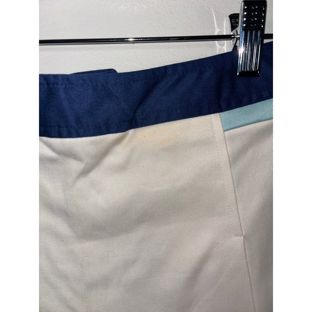 Deadstock NWT Vintage Skirt Small White Navy Blue Micromini Tennis Golf‎ 70s - Picture 2 of 8